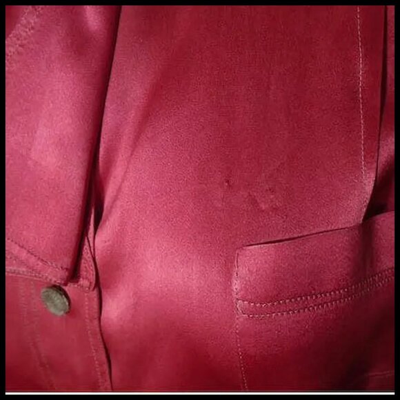 Vintage Silk Charmeuse Long Sleeve Blouse, Tie Bow 30s 1930s - Picture 7 of 14